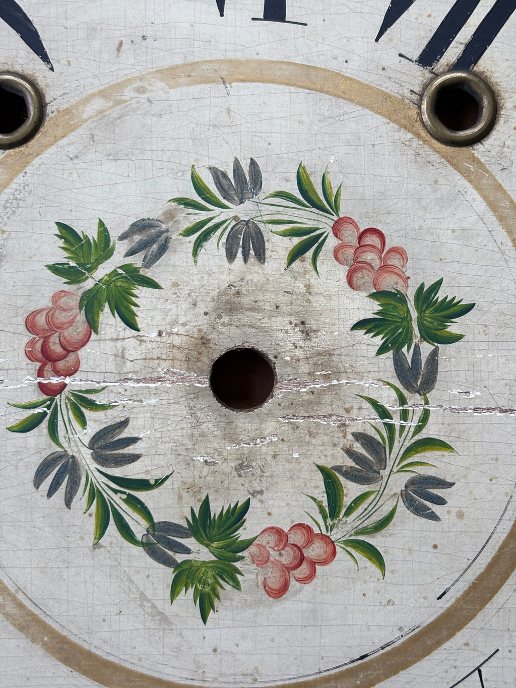 Antique Pillar Clock Face
