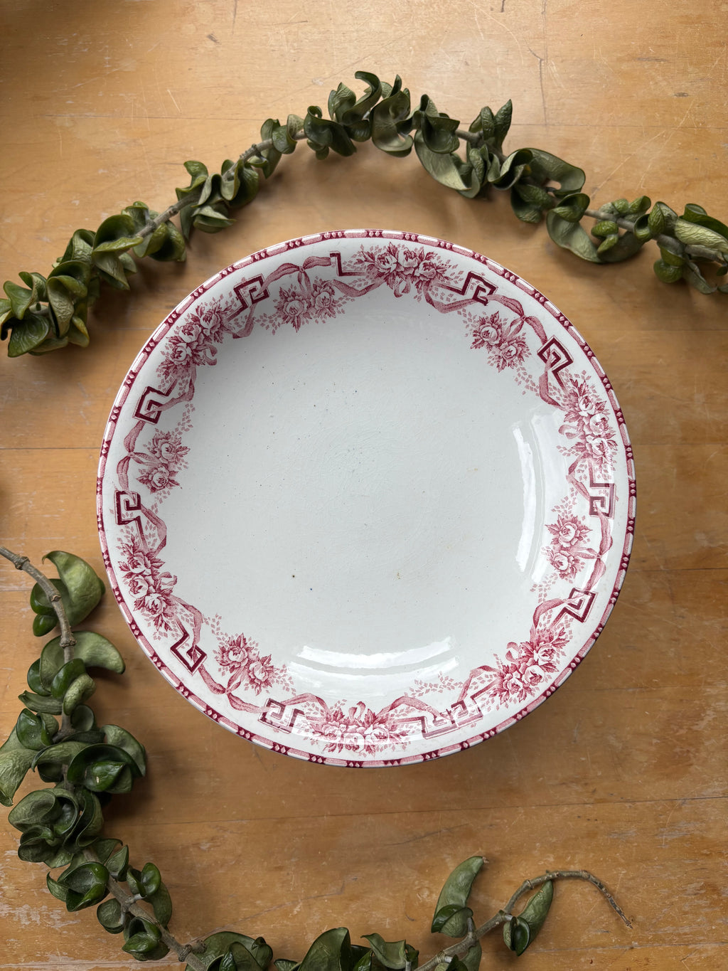 Athenes by Moulin de Loups Transferware Compotier