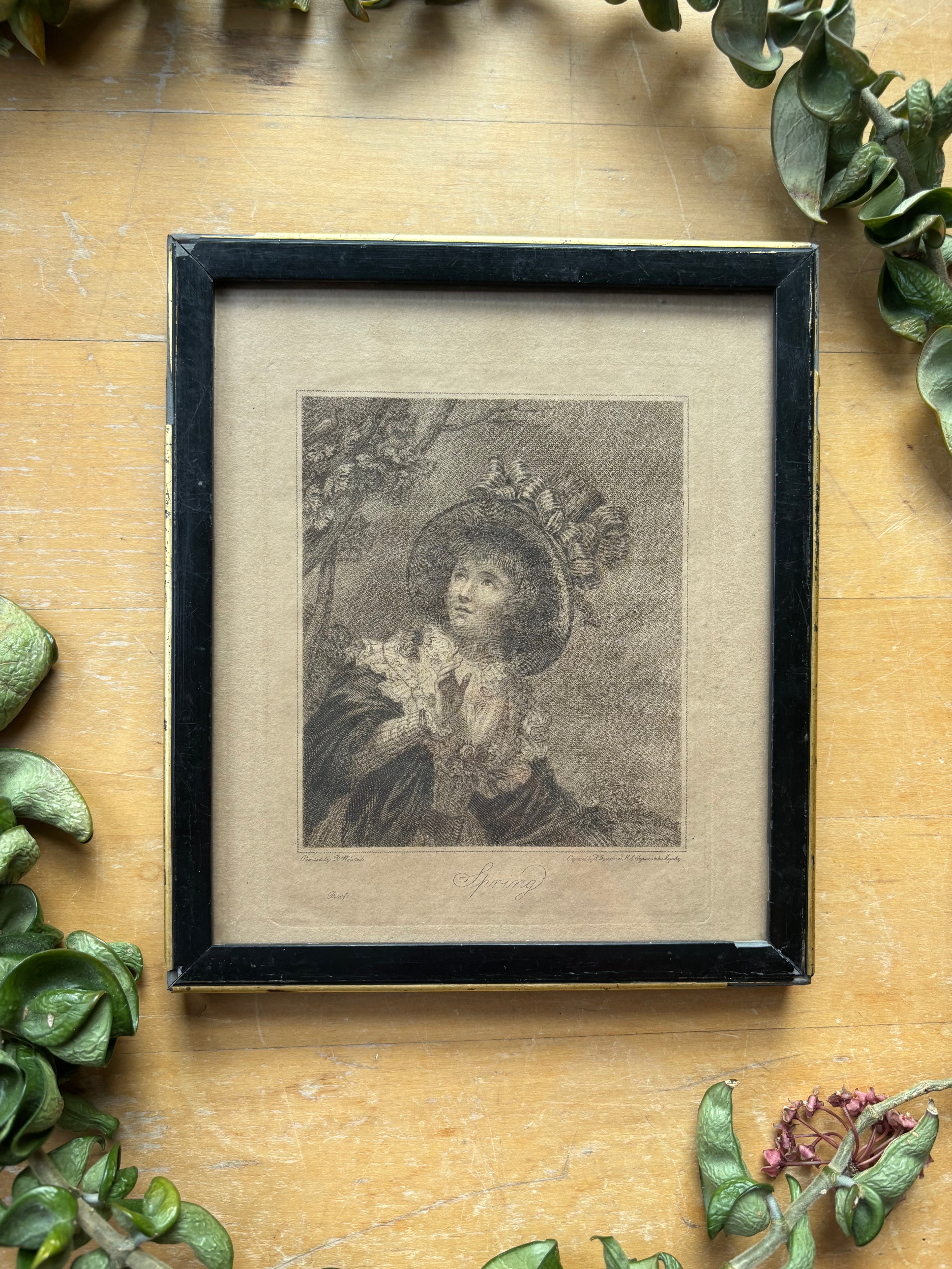 Antique "Spring" Artist Proof