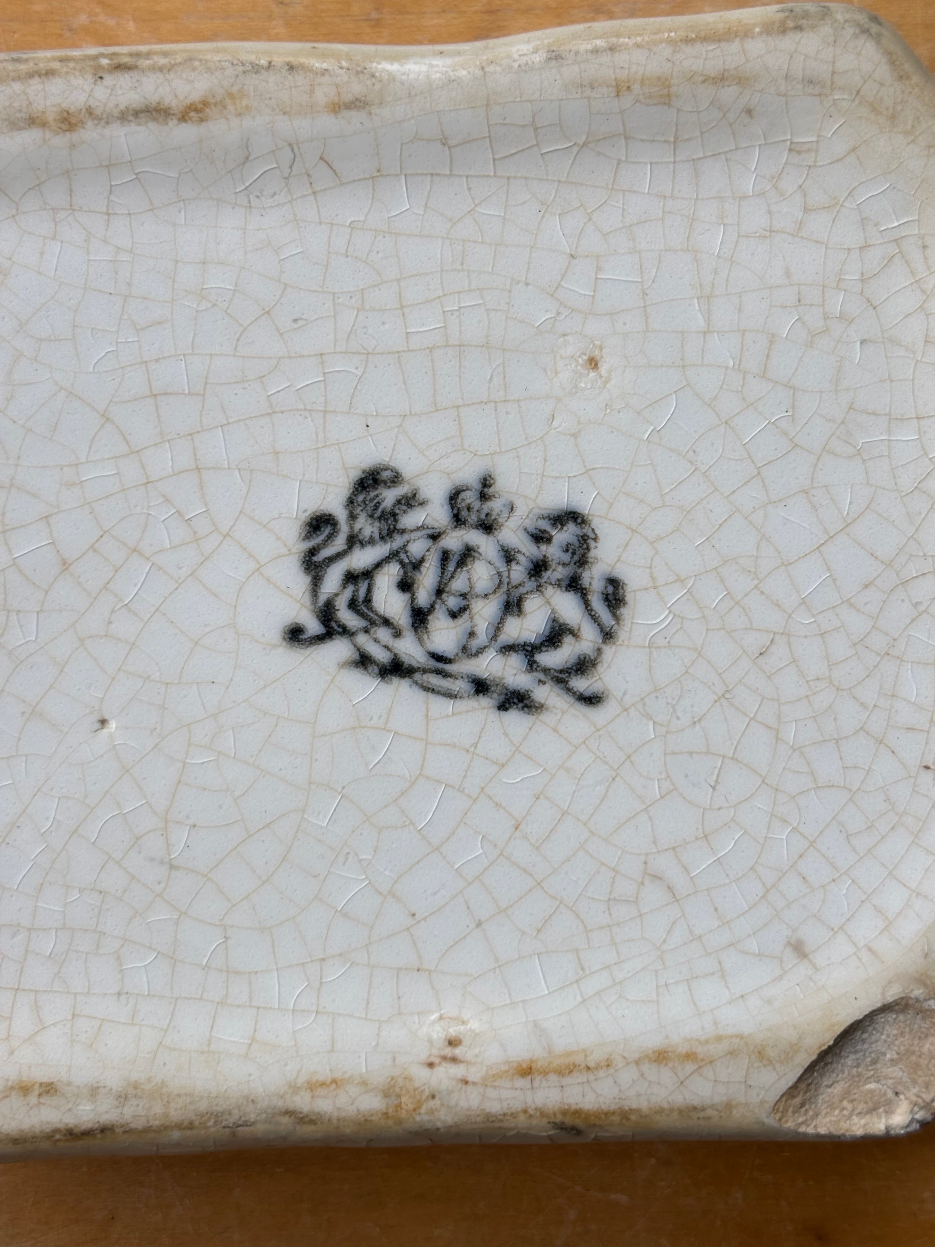 Ironstone Soap Dish