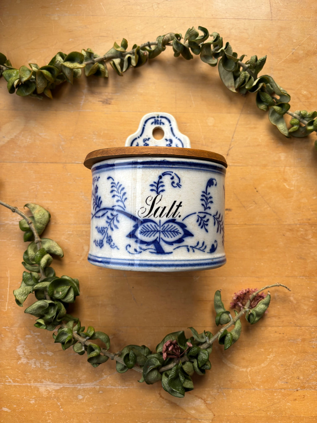 Antique German Salt Box