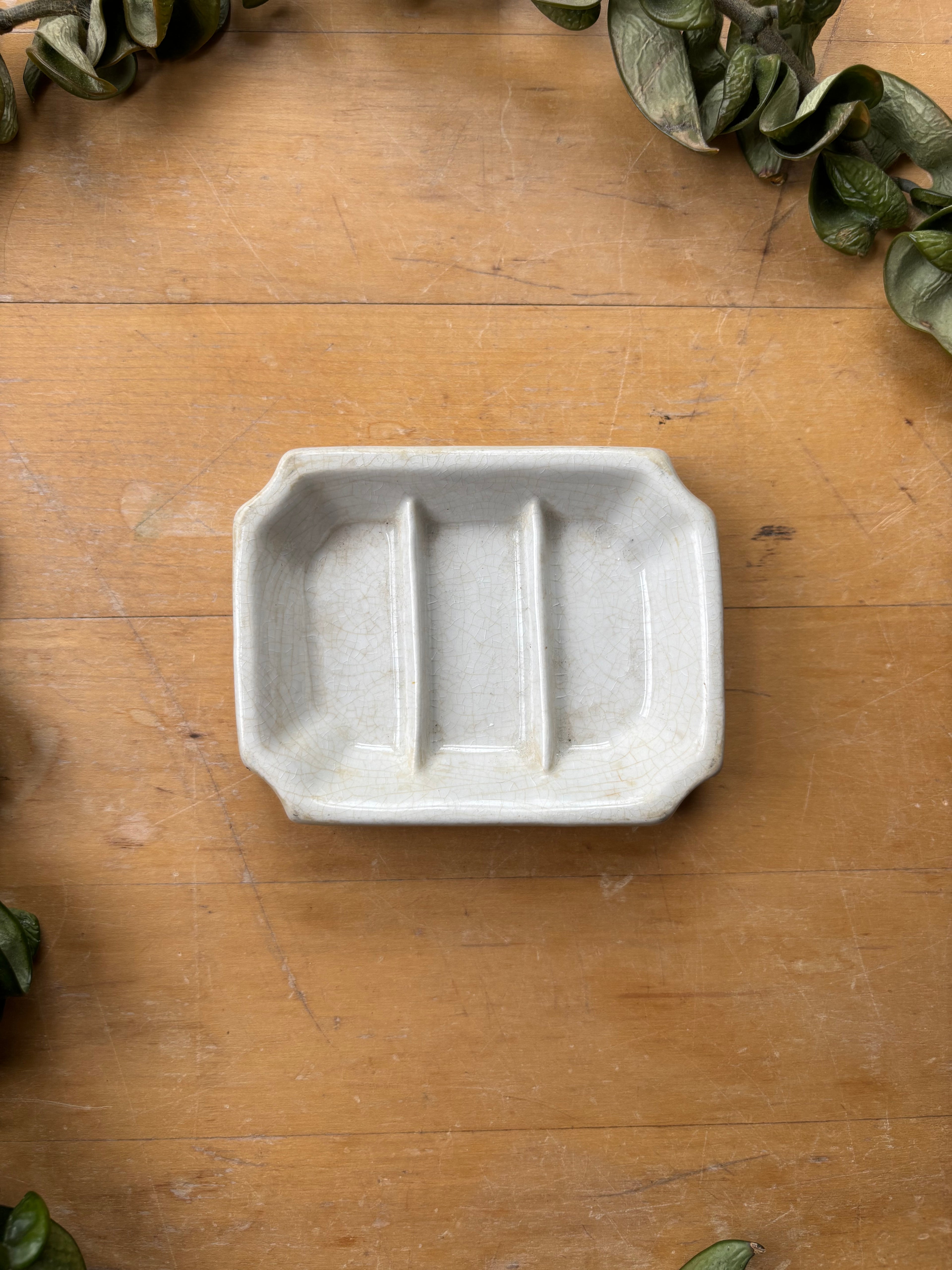 Ironstone Soap Dish