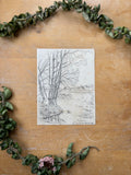 "La Marne" drawing by Paul Louchet