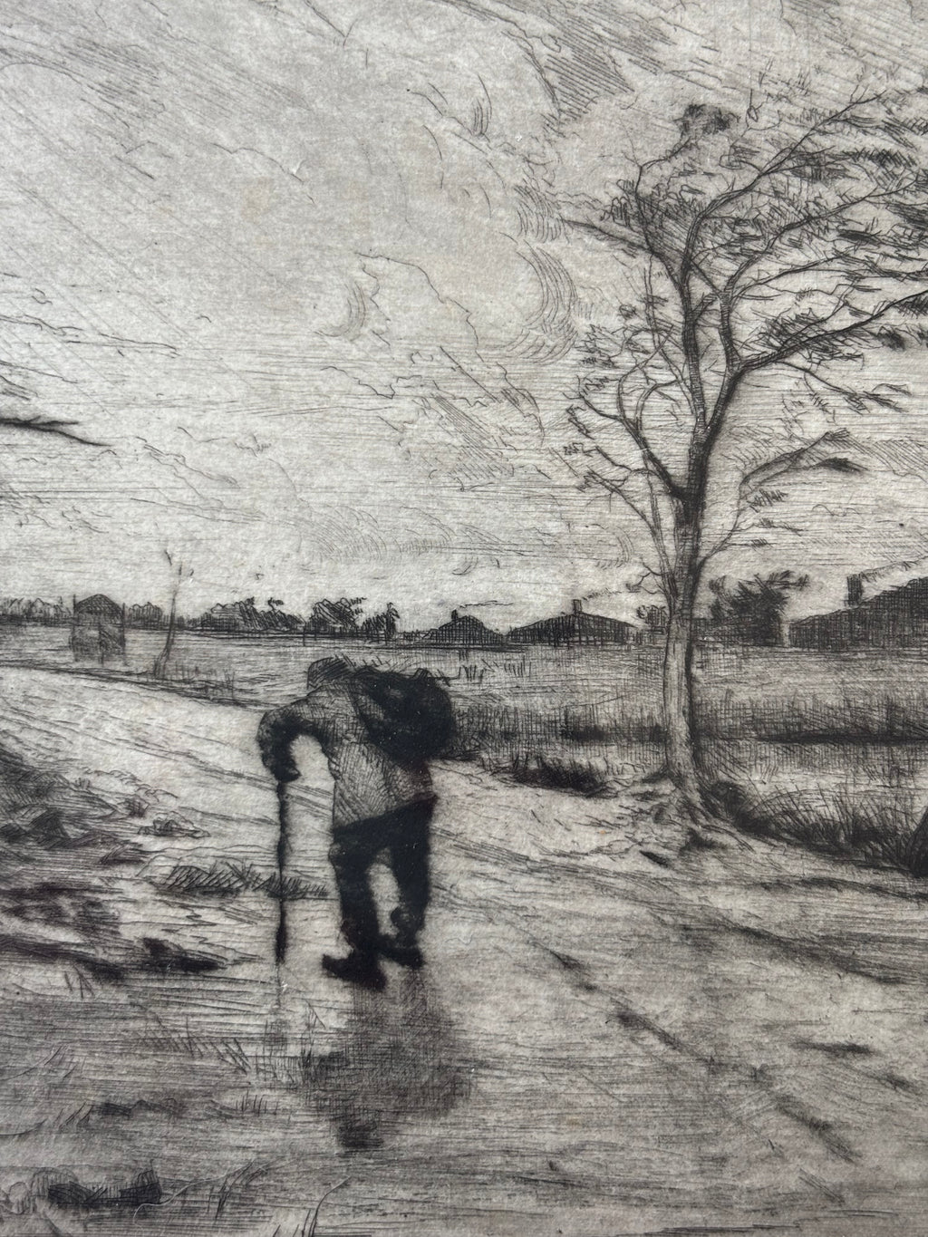 Antique J.J. Calahan Etching