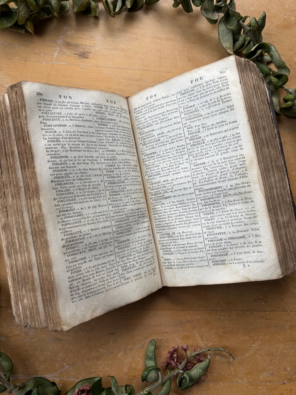 1833 "Vocabulaire De L'Academic"