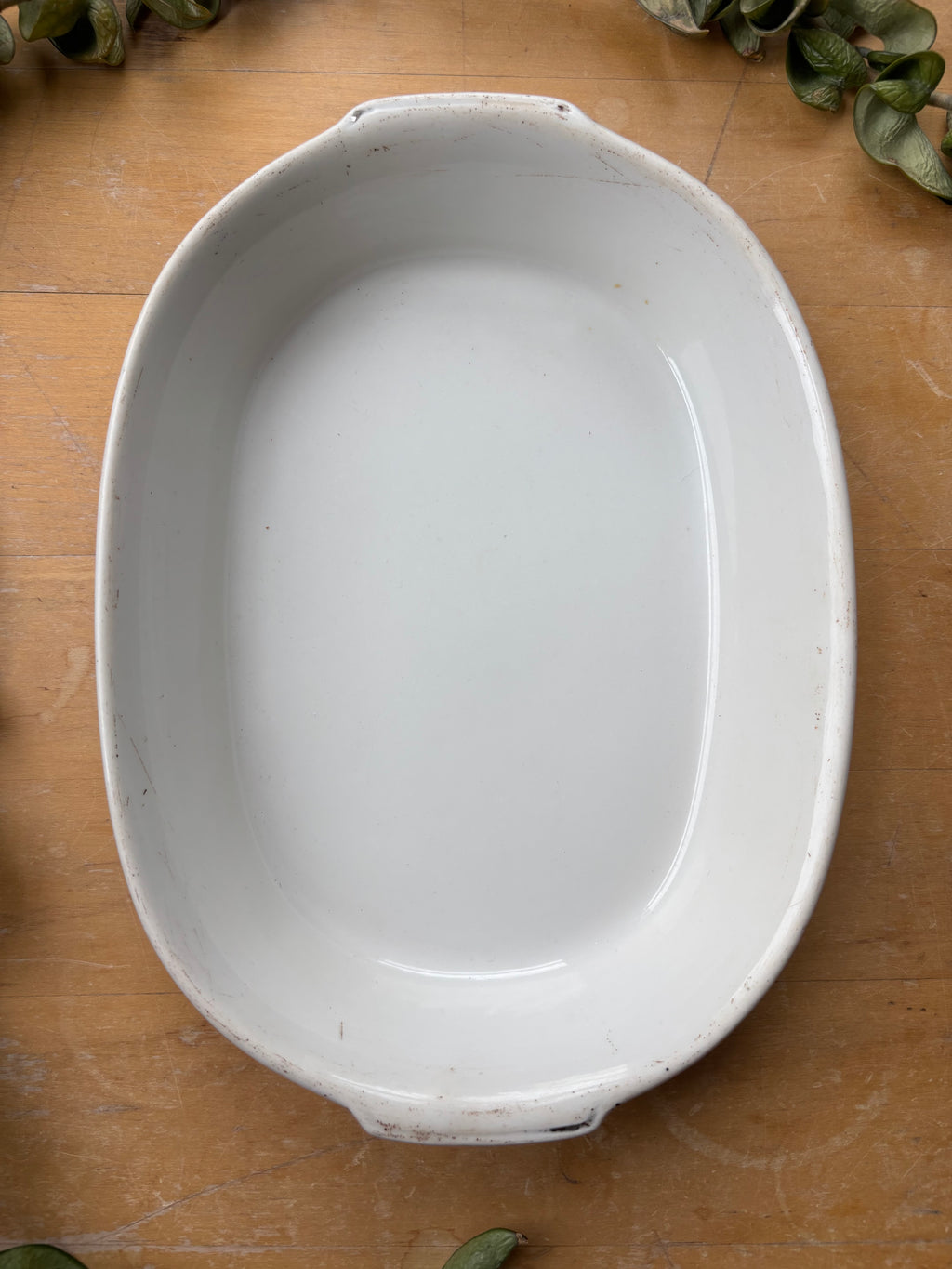 Vintage Limoges Aluminite Frugier Baking Dish