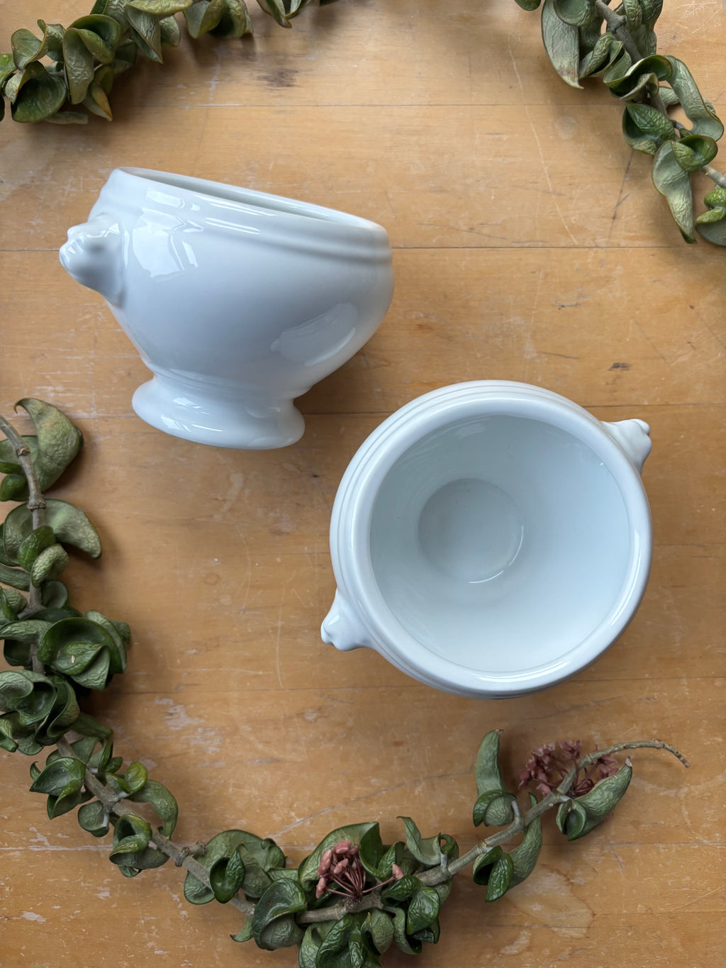 Pair of Lionhead Bowls, Medium