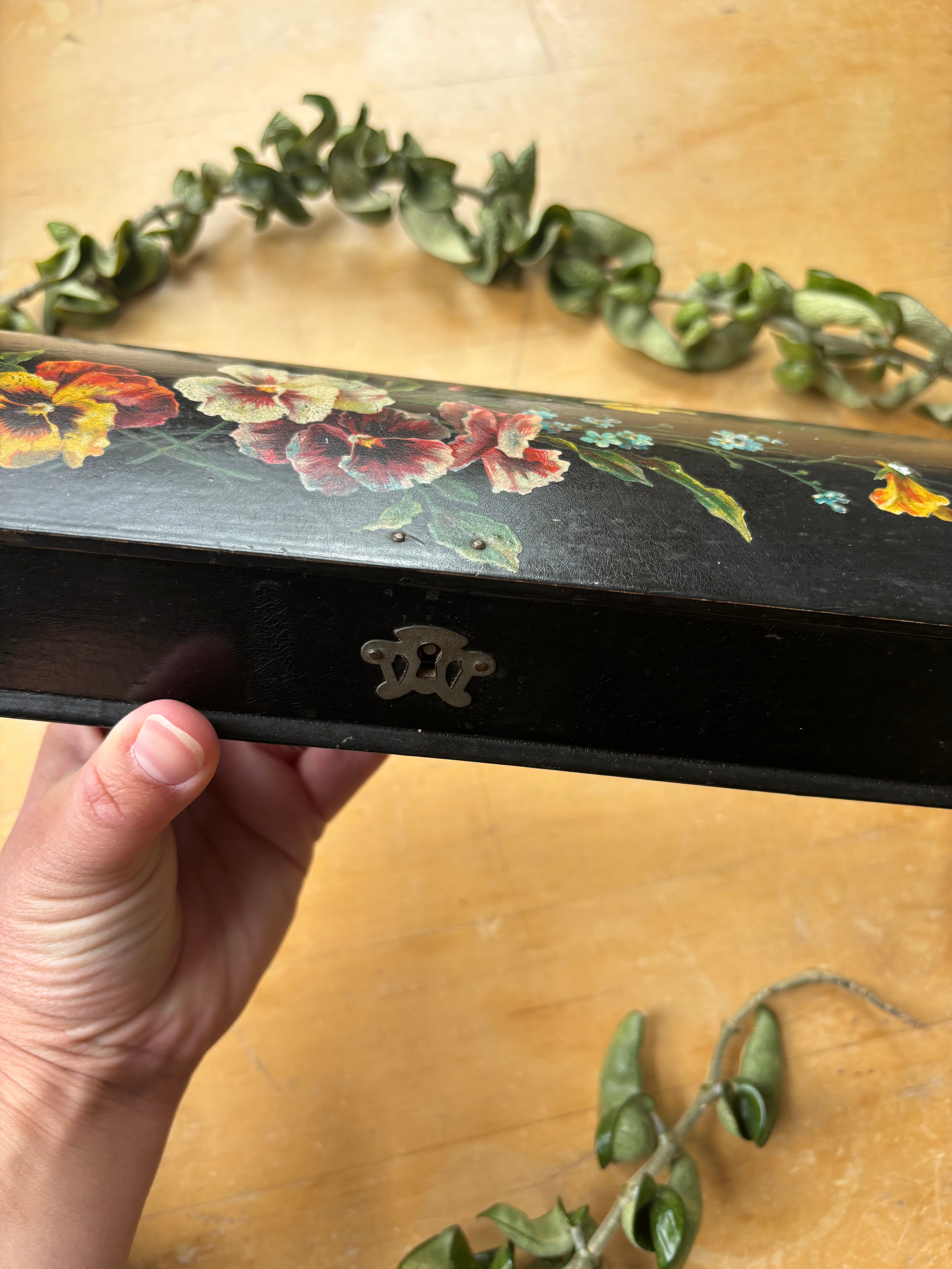 Black Floral Box - Napoleon 3rd
