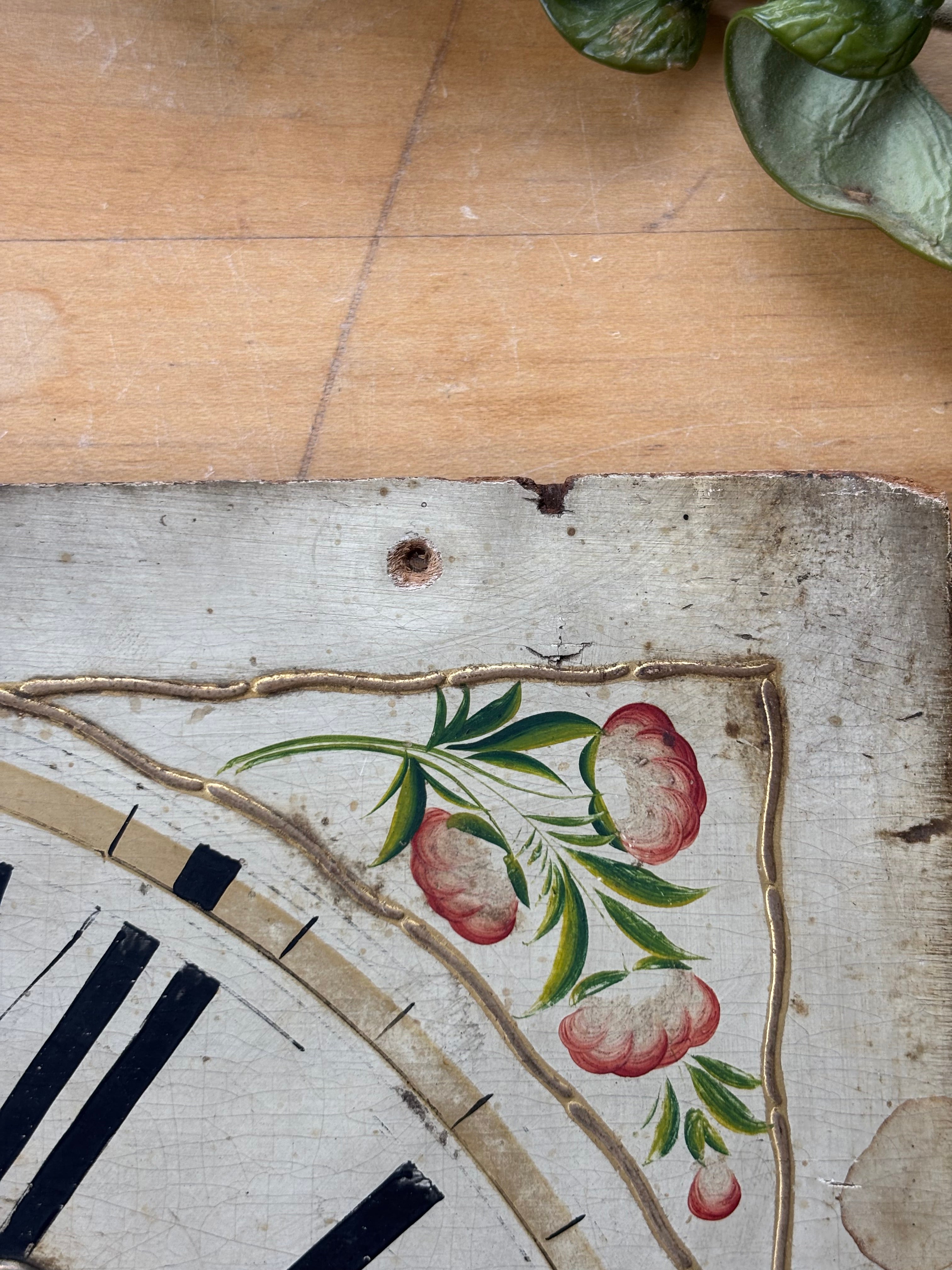 Antique Pillar Clock Face