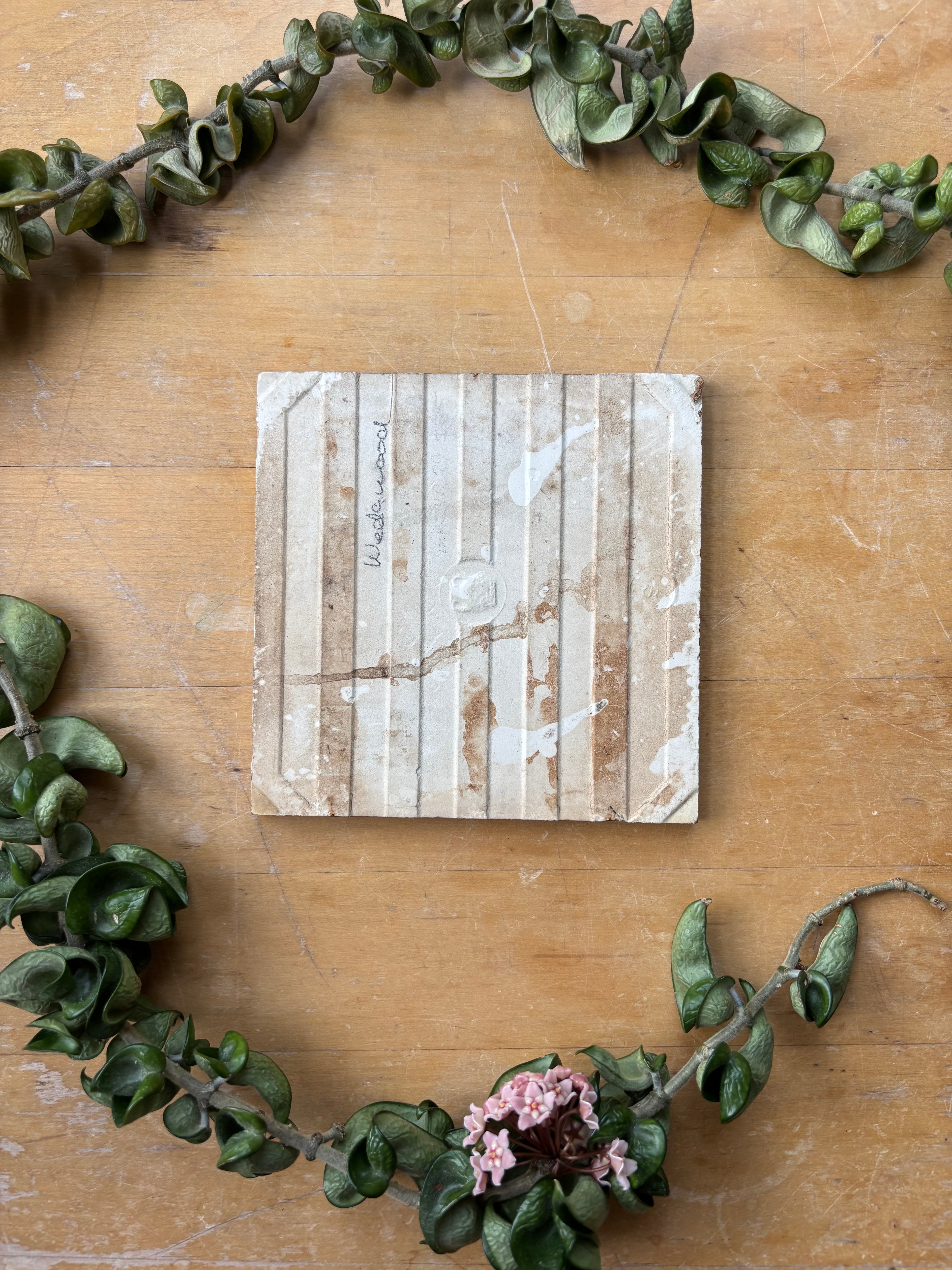Antique Wedgewood Transferware Tile