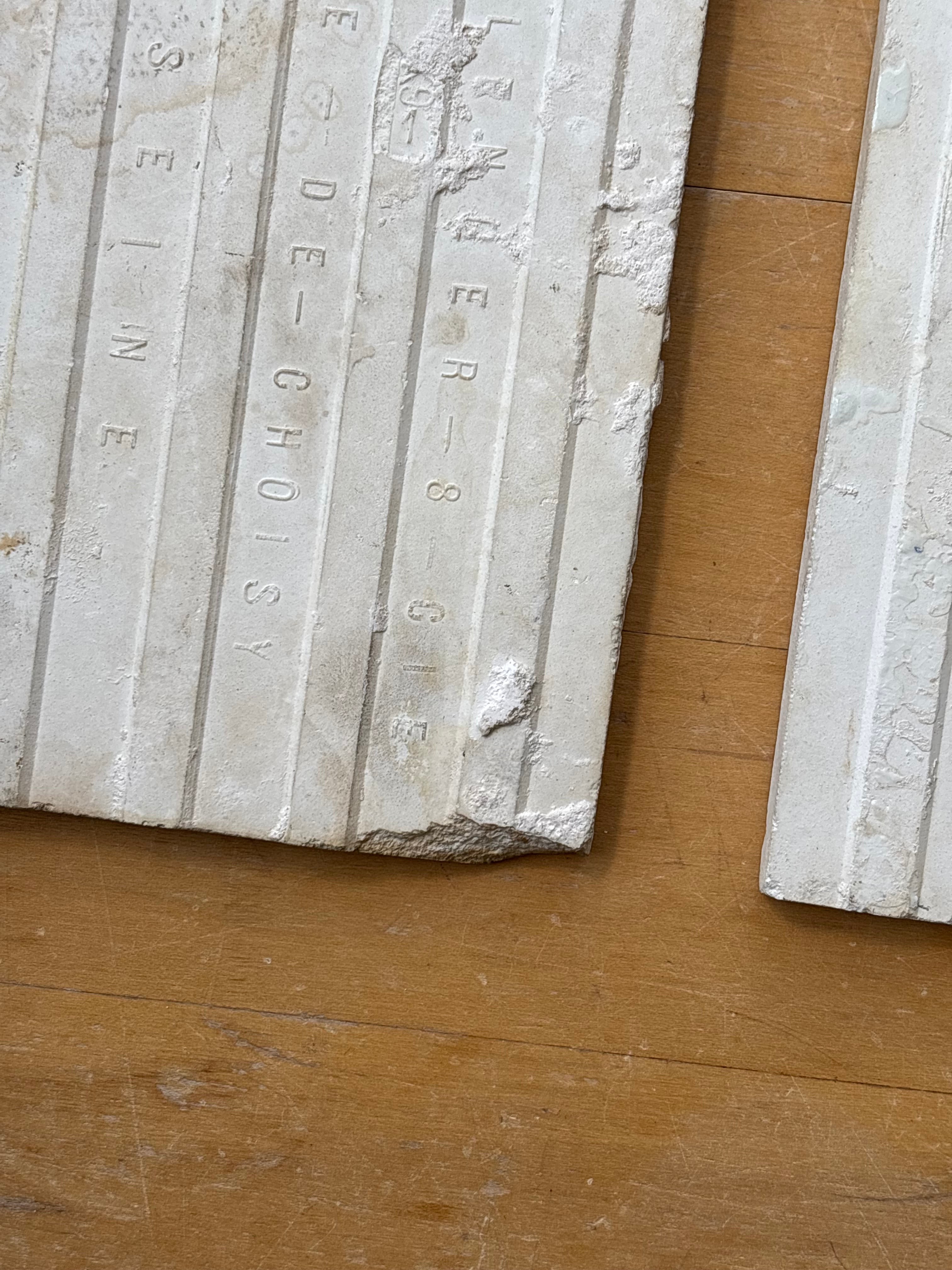 Set of 2 Art Deco Tiles - Border