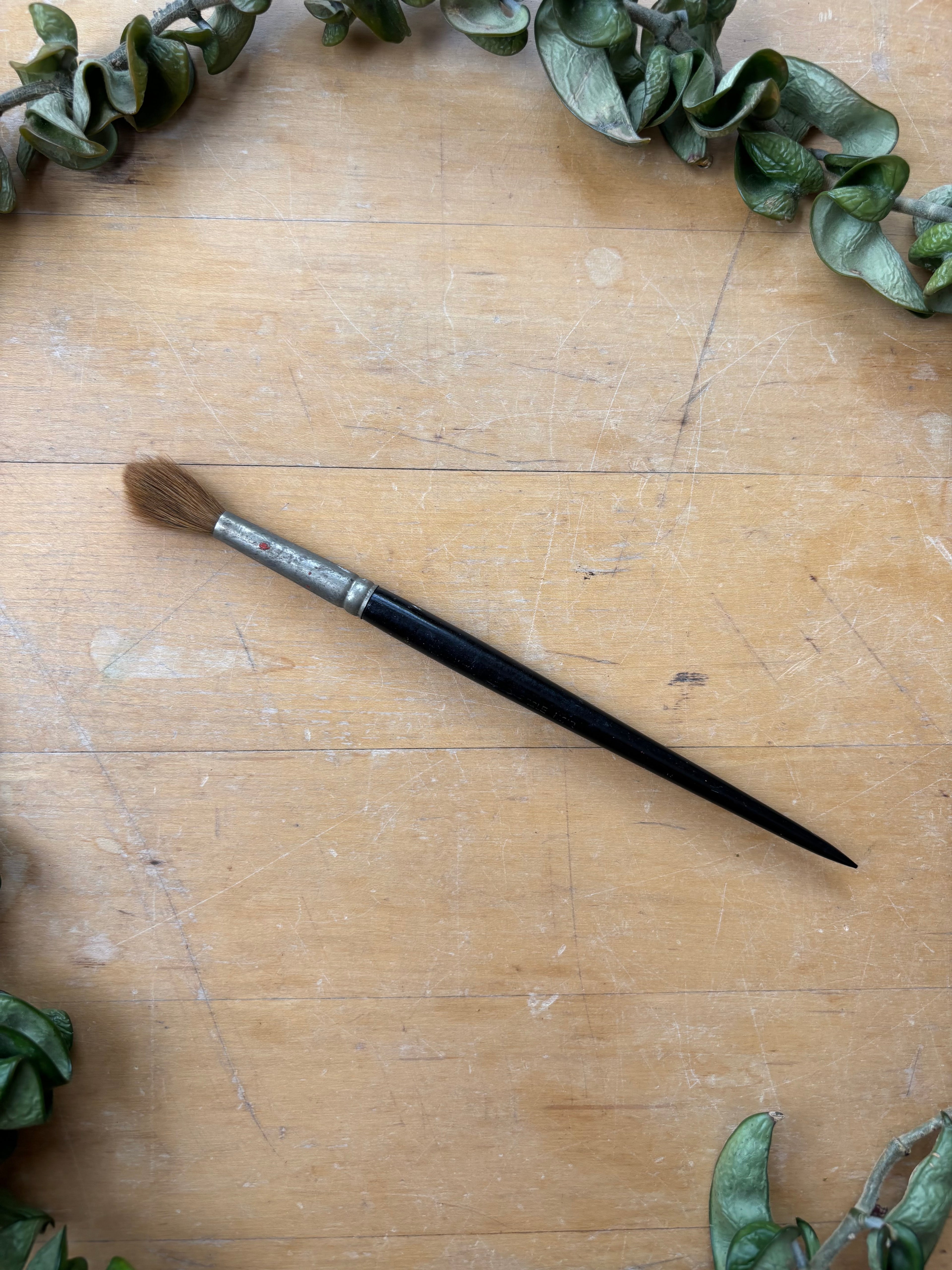 Vintage Red Sable Paintbrush