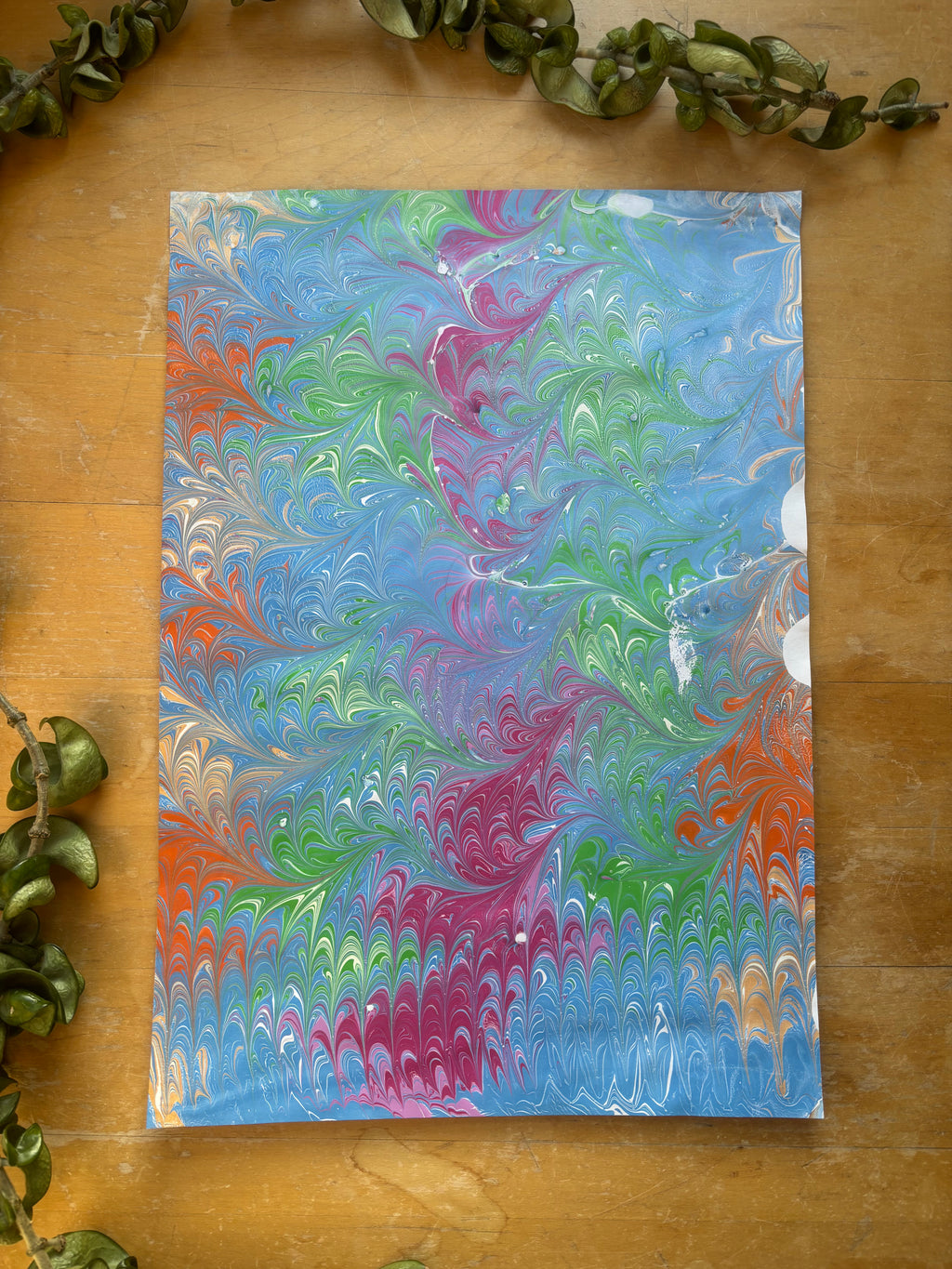 Early (Imperfect) Marblings No. 8