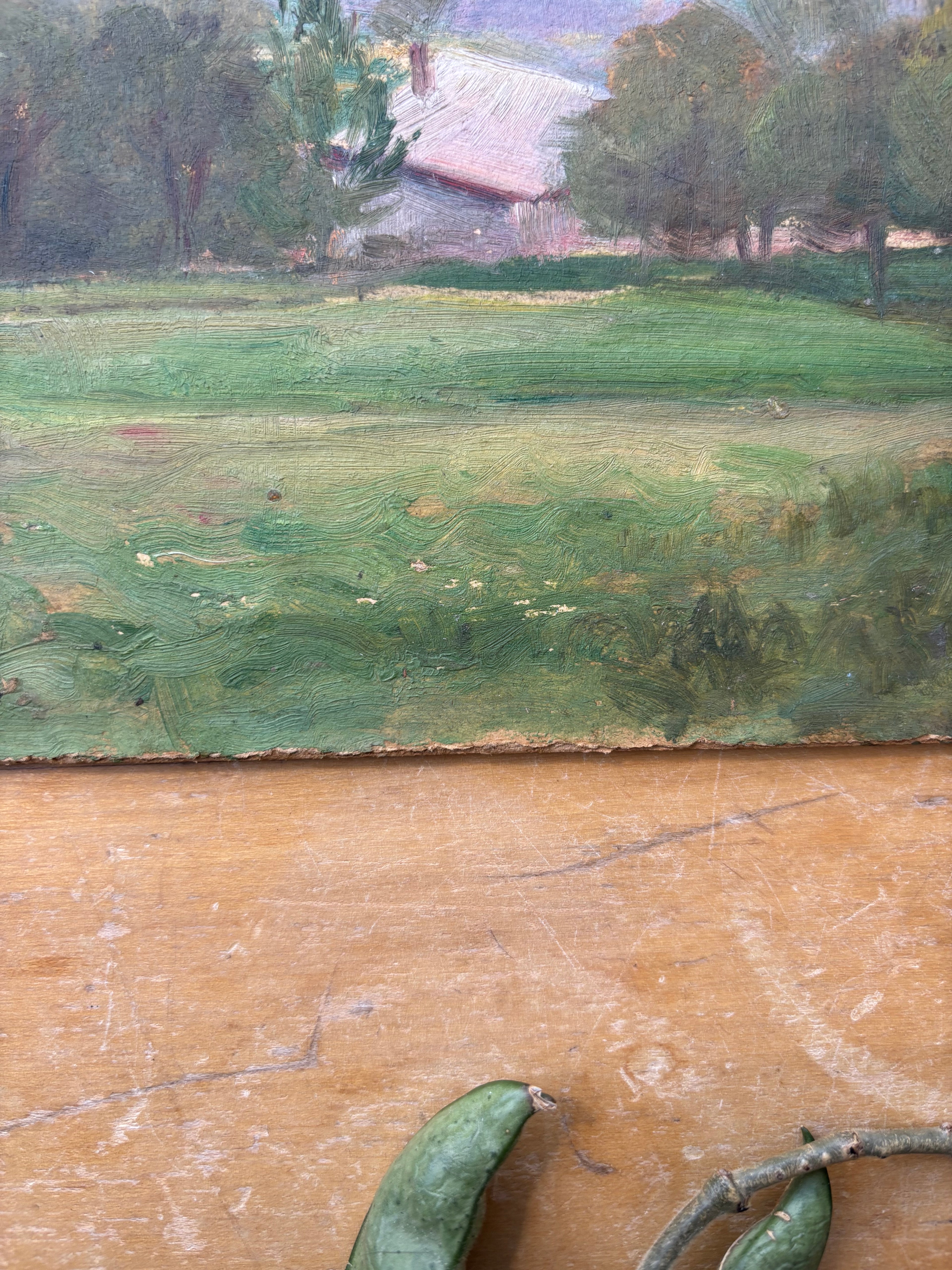 E. Quinton Oil Painting, Mountainside