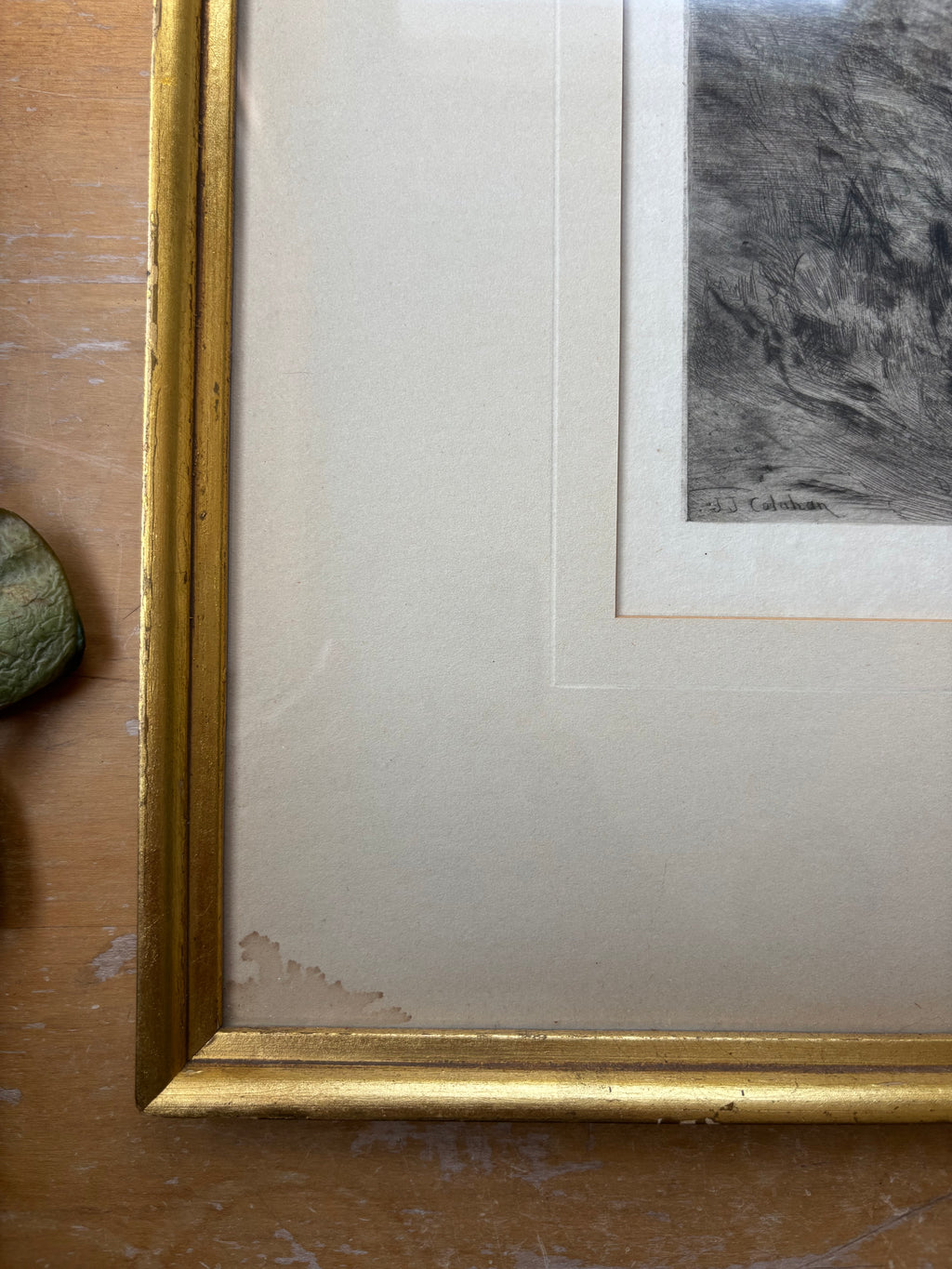 Antique J.J. Calahan Etching