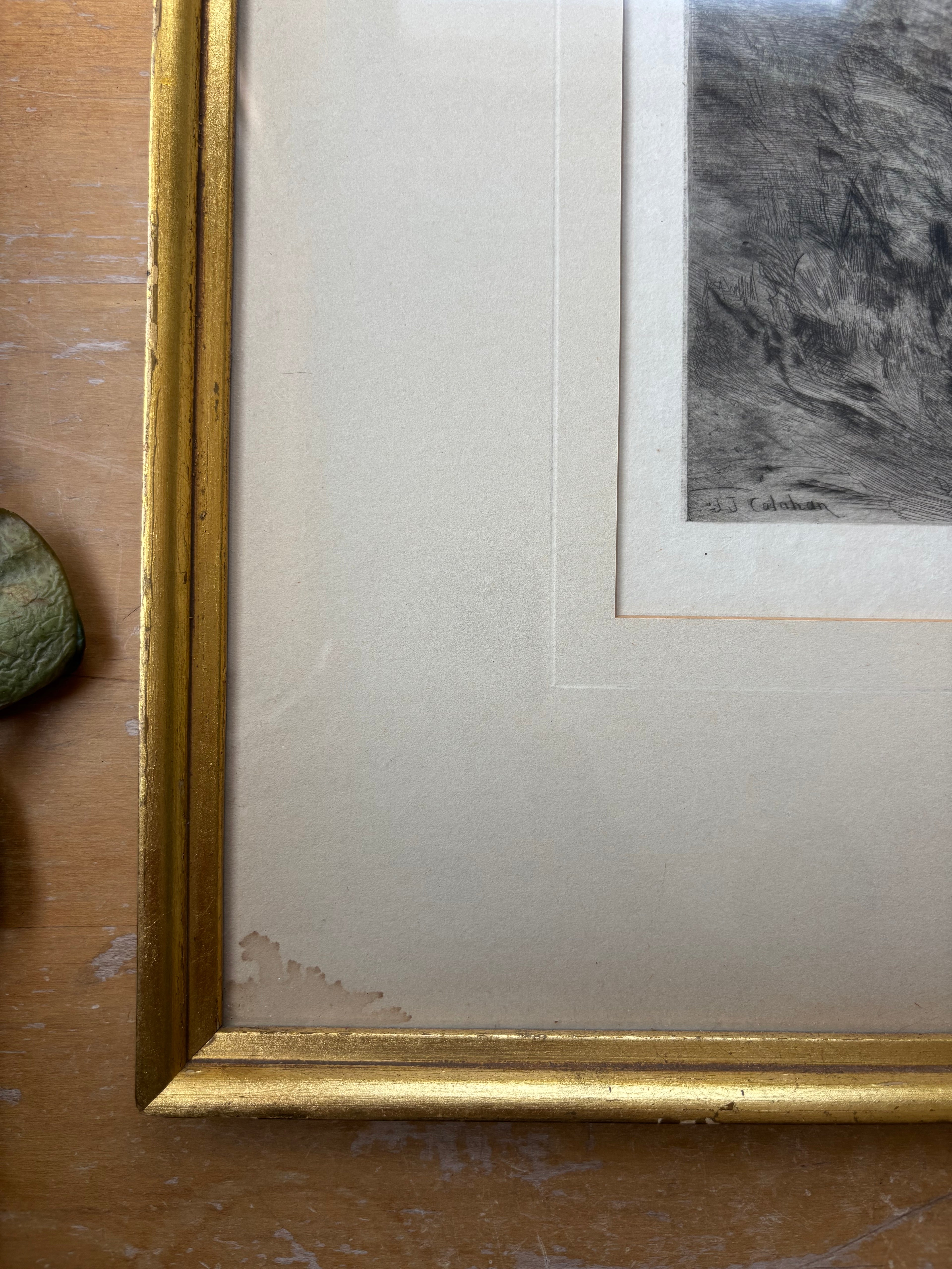 Antique J.J. Calahan Etching