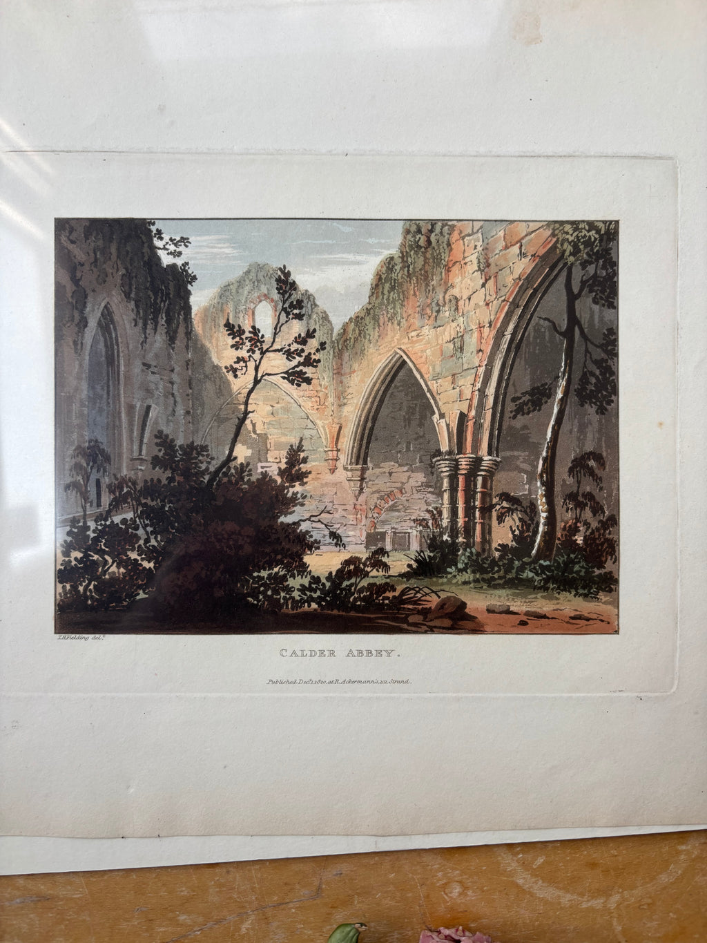 Calder Abbey Etching, 1820