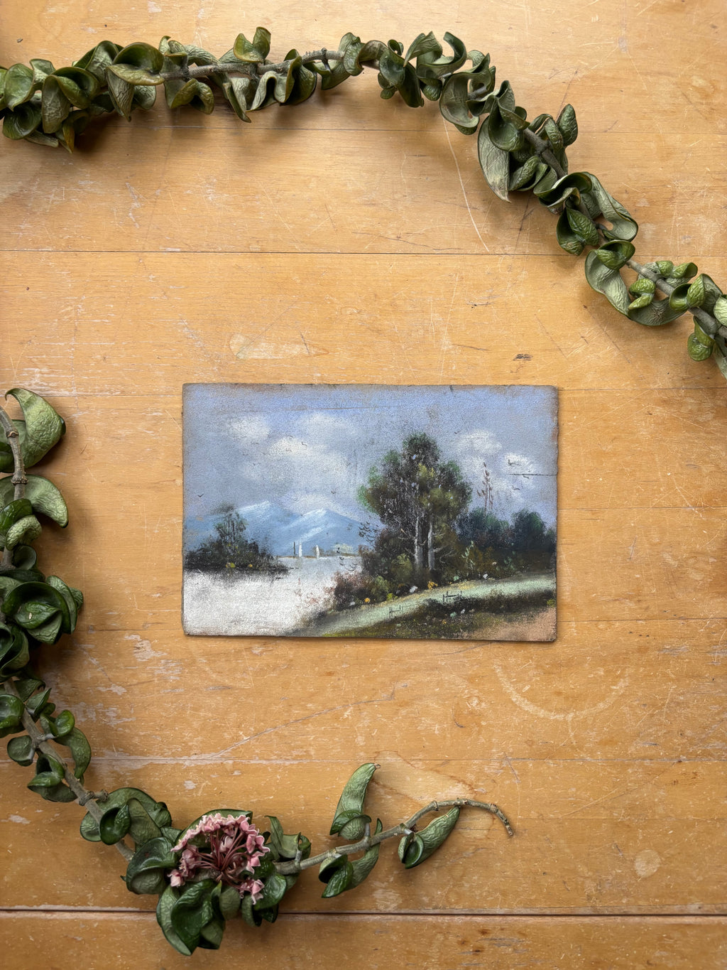 Pastel No. 9 - A Mountain View