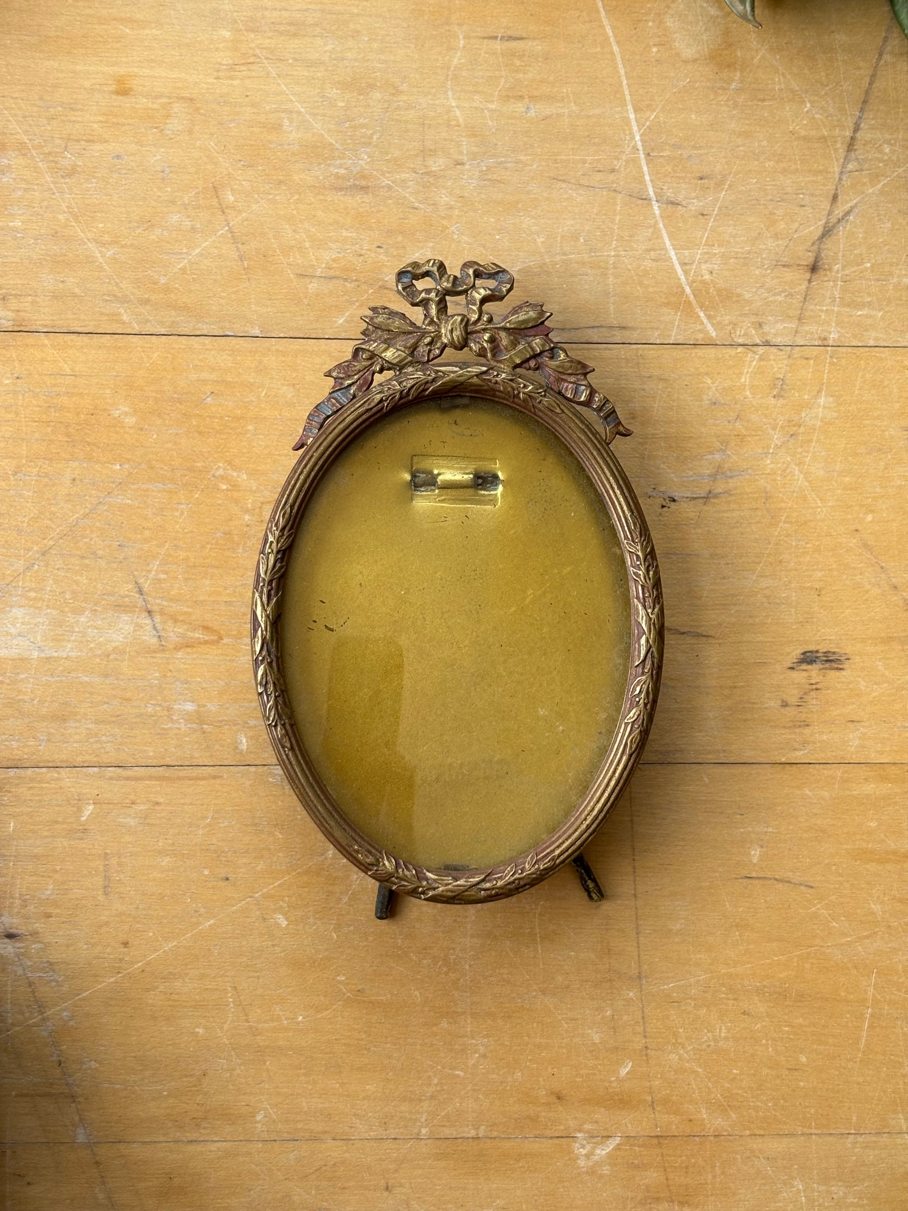 Small Antique Brass Frame, Germany