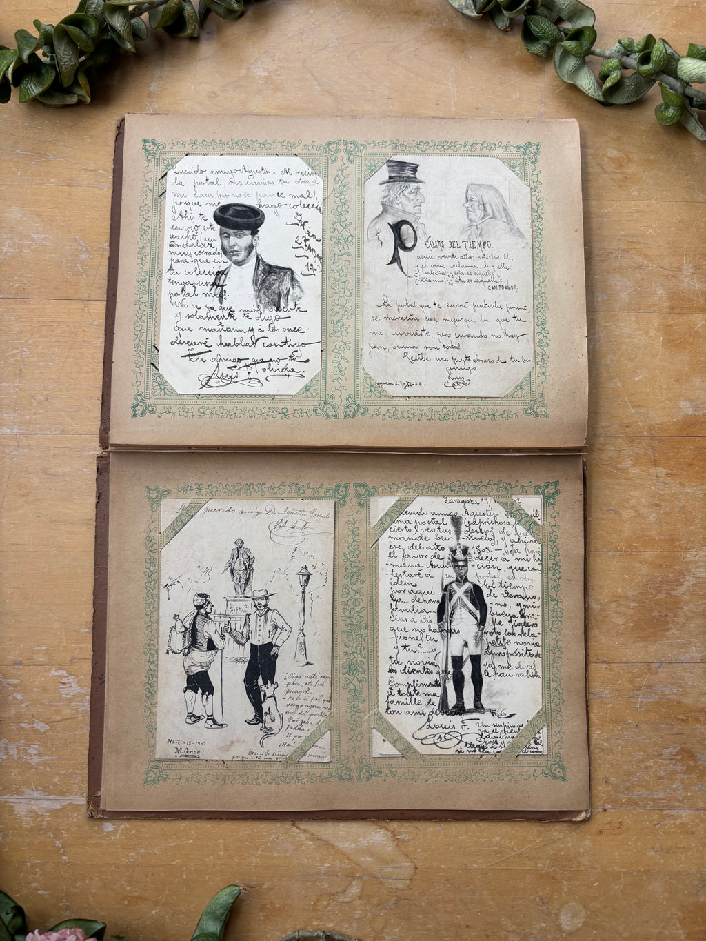 Antique Collection of Hand Painted Postcards