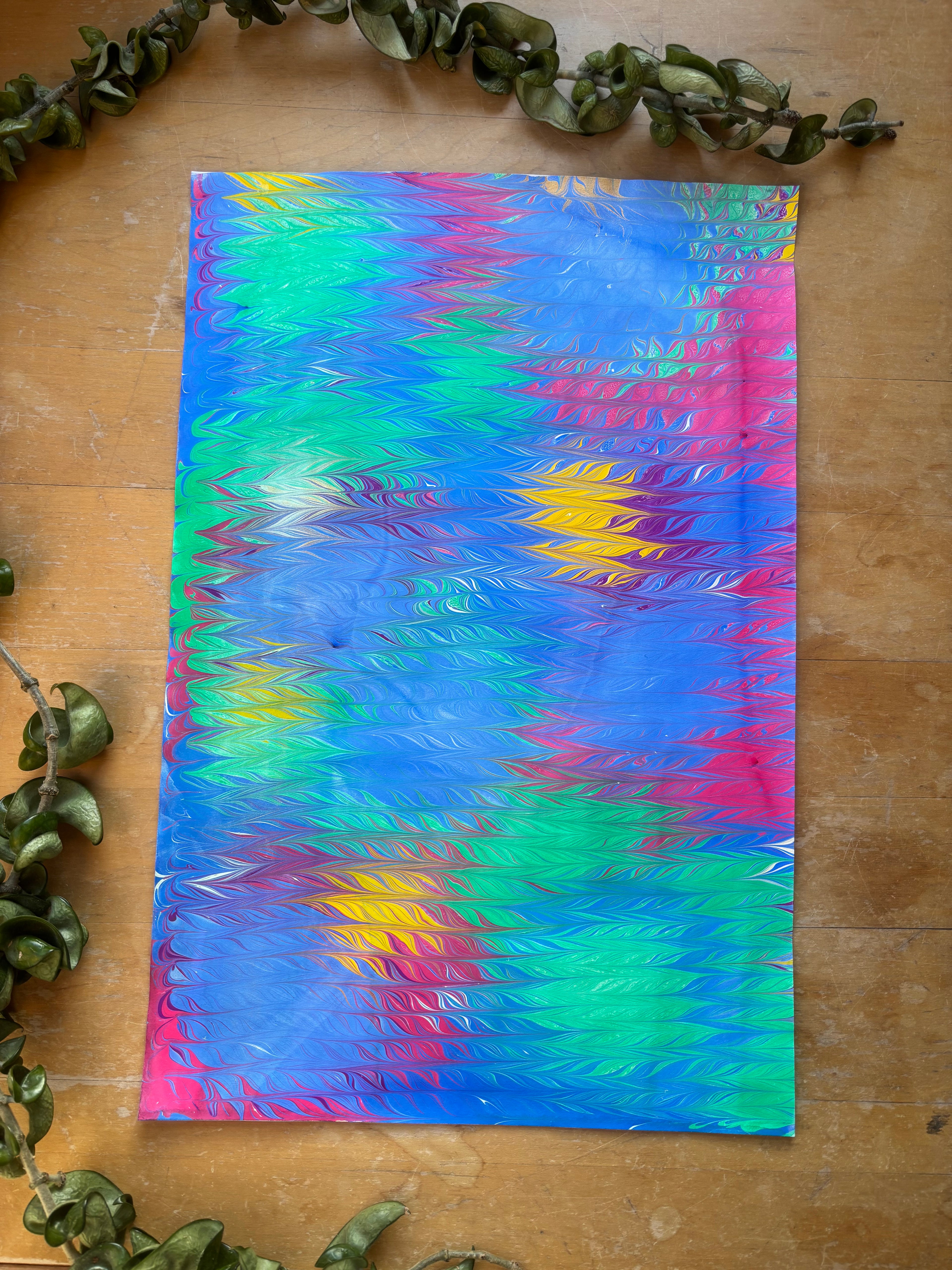 Early (Imperfect) Marblings No. 9