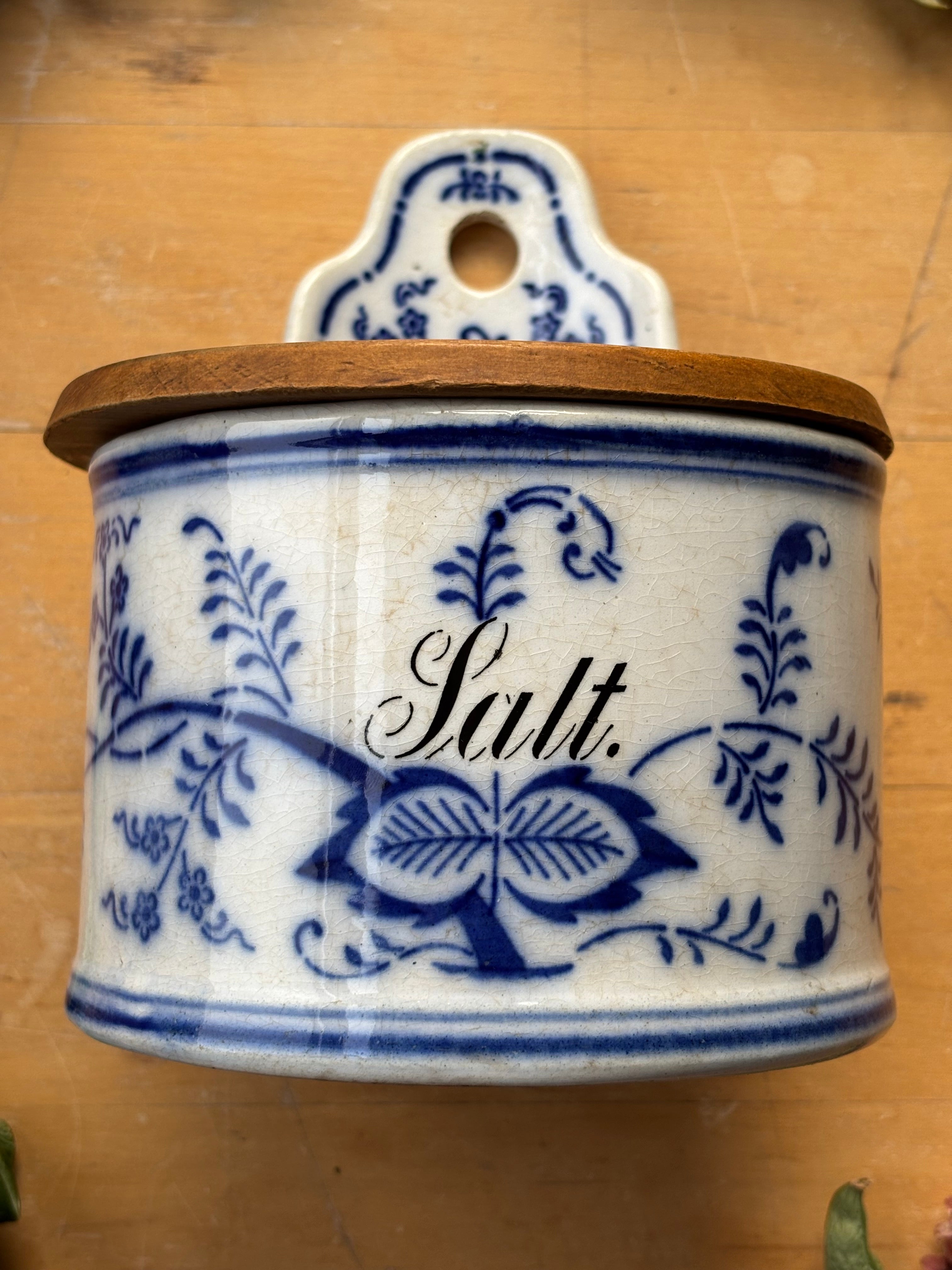Antique German Salt Box
