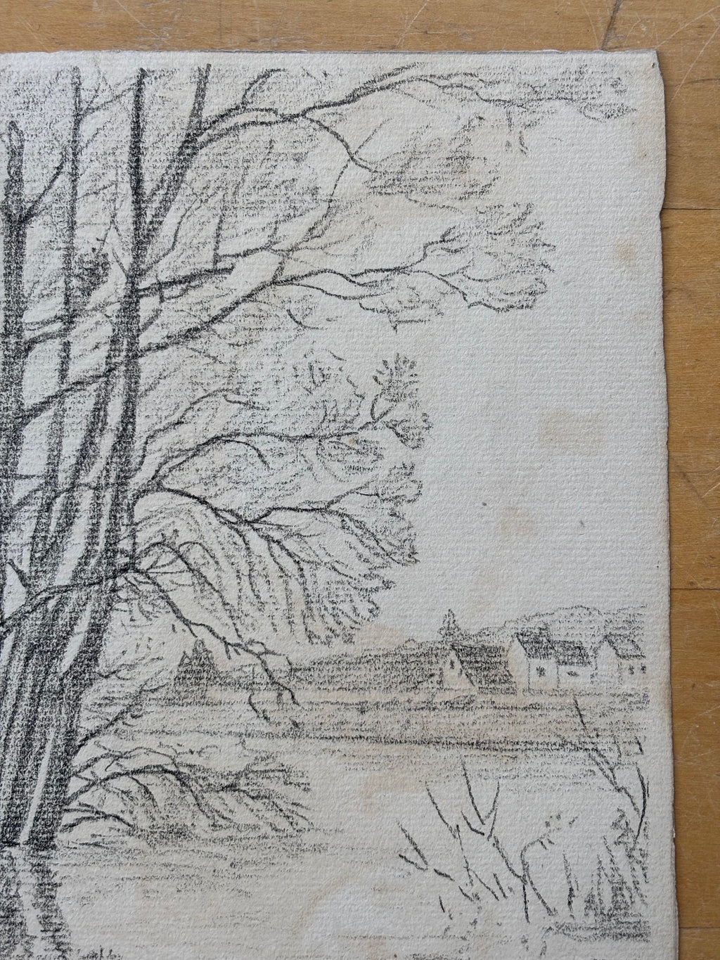 "La Marne" drawing by Paul Louchet