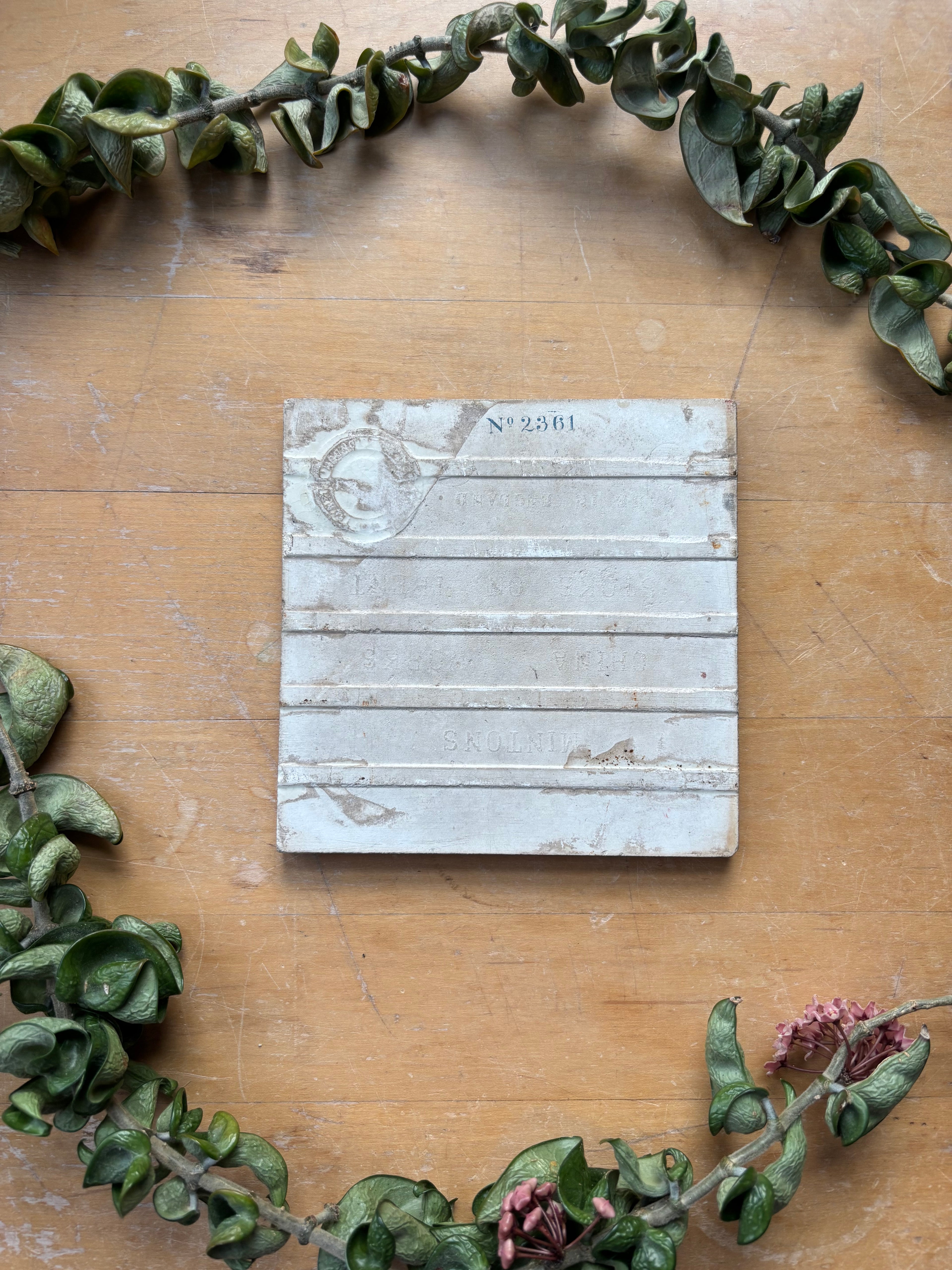 Antique Teal Medallion Tile