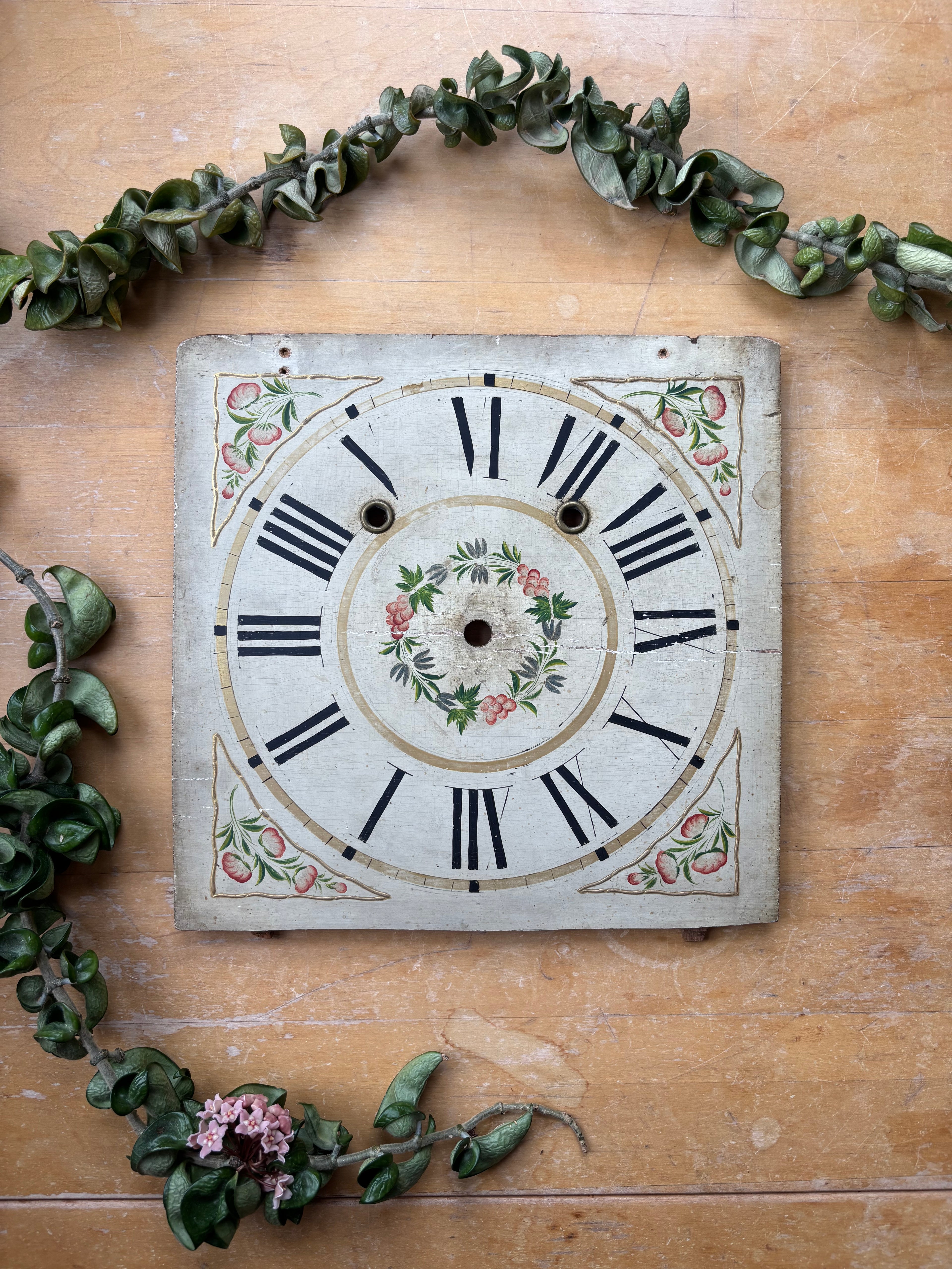 Antique Pillar Clock Face