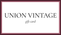Union Vintage Gift Card